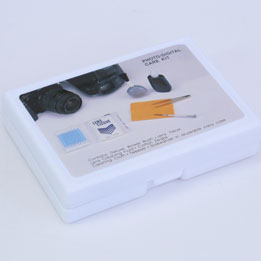 Deluxe seven piece binocular and telescope optics and maintenance cleaning kit